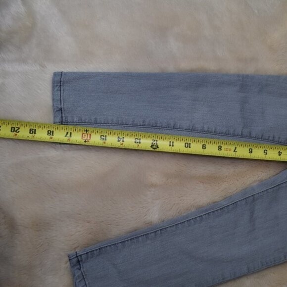 Children's Place Straight Skinny Girls Denim Jeans Gray Size 6 - Picture 8 of 12